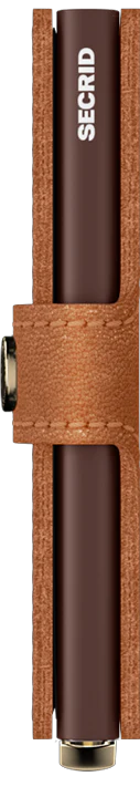 SECRID Miniwallet Premium Emboss Cognac