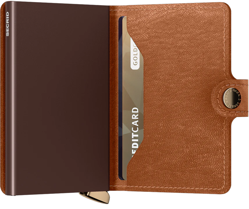 SECRID Miniwallet Premium Emboss Cognac