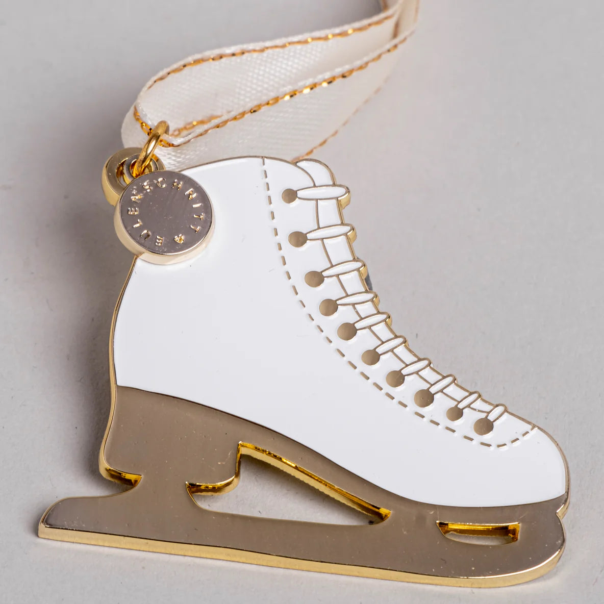 EULENSCHNITT Baumschmuck Schlittschuhe