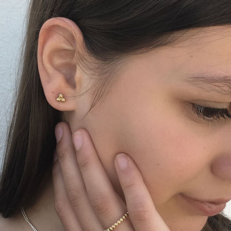 SUSI CALA Ohrstecker Nina Gold Plated NIPTM-01