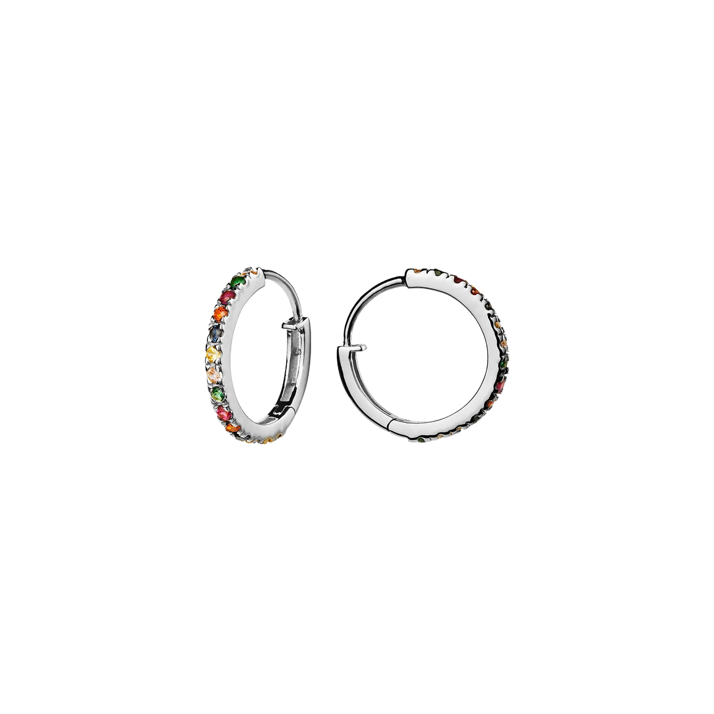 MAANESTEN Nubia Big Color Creolen Sterlingsilber
