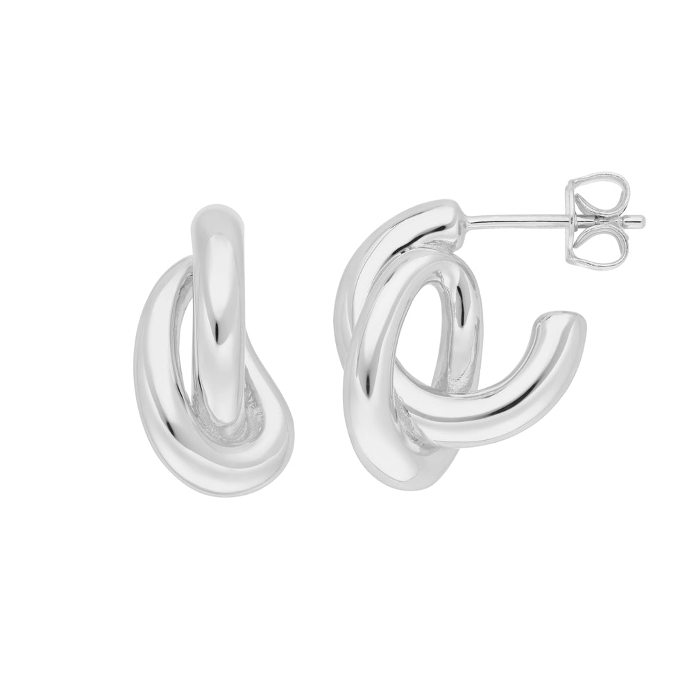 LEAF Creole Double Sterlingsilber