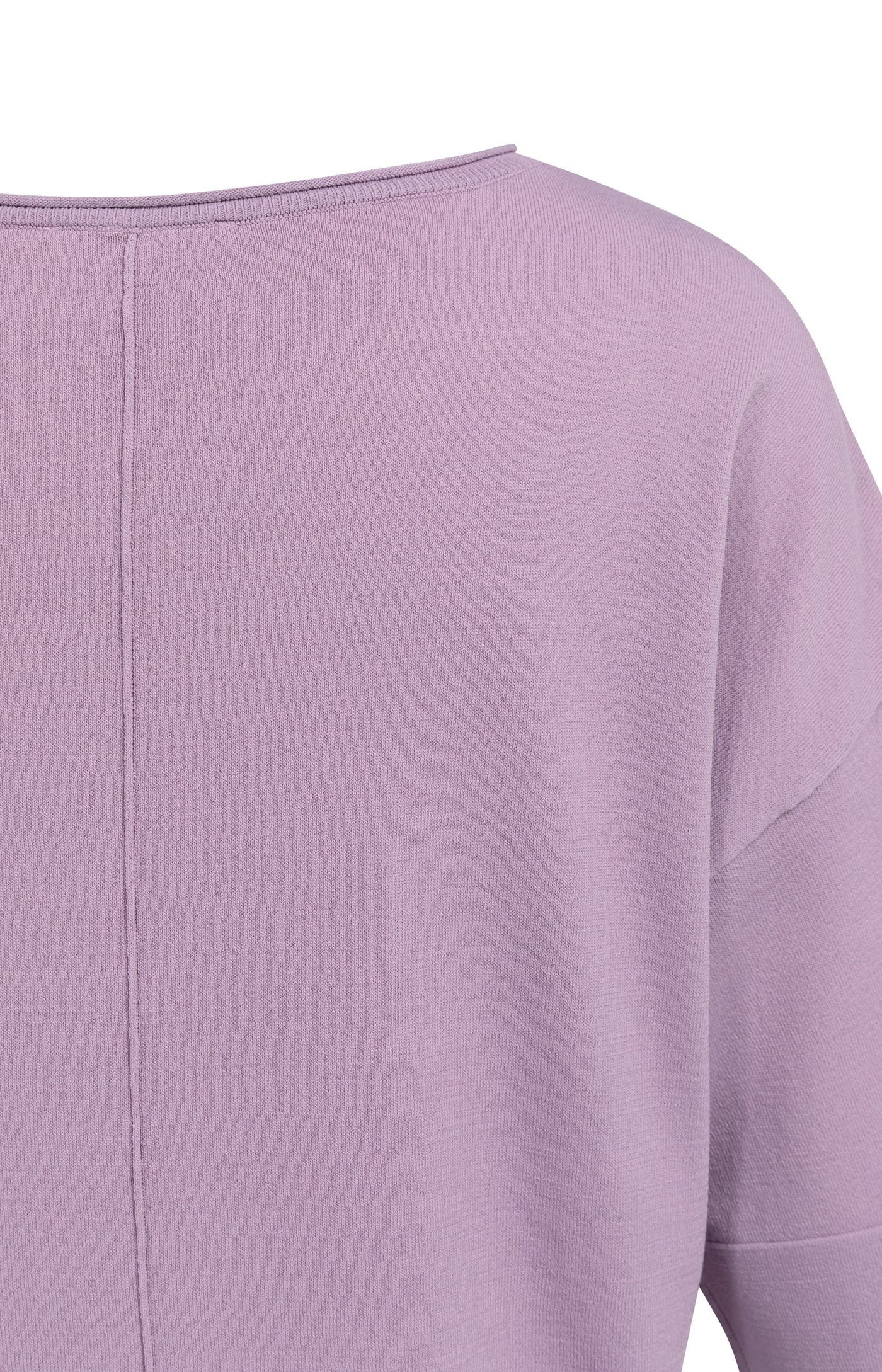 YAYA Oversize-T-Shirt aus Feinstrick Lavendel