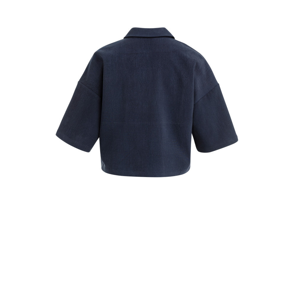 YAYA Polo Top mit Reißverschluss