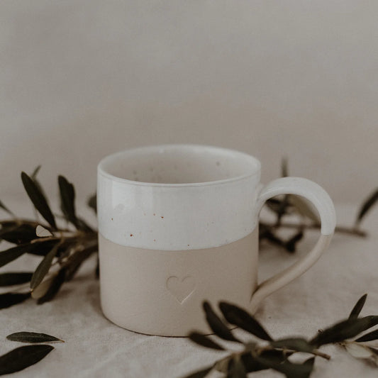 EULENSCHNITT Große Tasse Herz