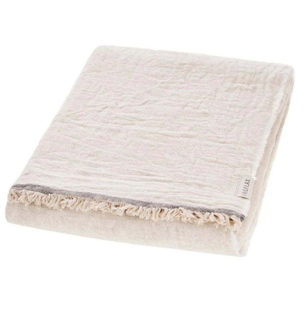 PROFLAX Wohndecke Italian Wool Mix Ecru