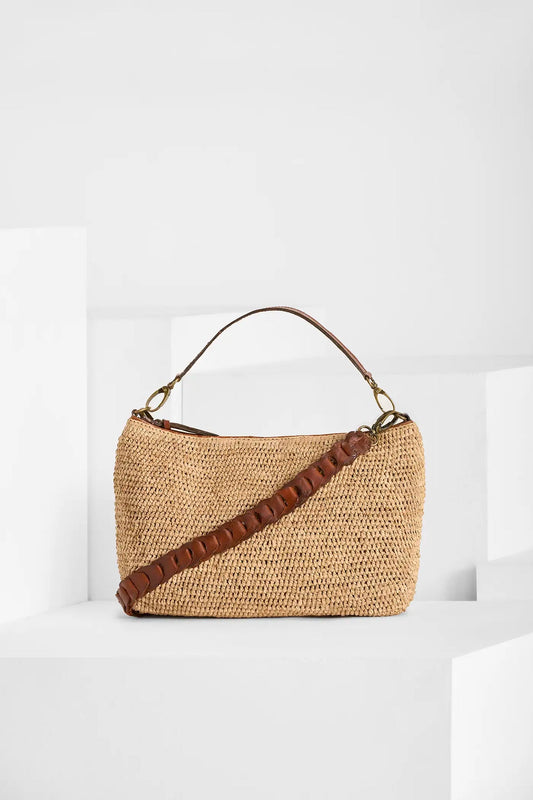 IBELIV Tasche Mihaja aus Raffia - Tea