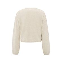 Lade das Bild in den Galerie-Viewer, YAYA Pullover mit Kordel Beige
