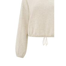 Lade das Bild in den Galerie-Viewer, YAYA Pullover mit Kordel Beige
