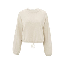 Lade das Bild in den Galerie-Viewer, YAYA Pullover mit Kordel Beige
