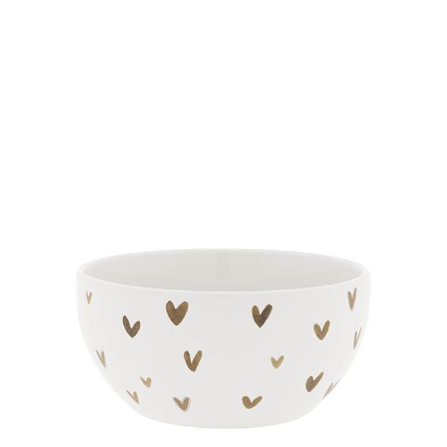 BASTION COLLECTIONS Bowl Little Hearts Brown