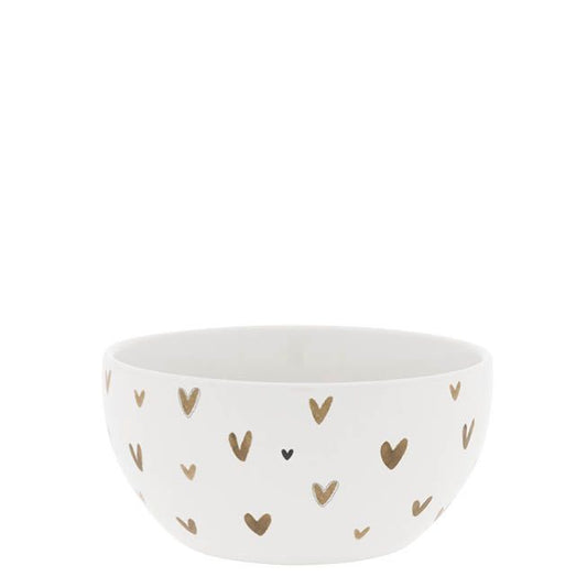 BASTION COLLECTIONS Bowl Little Hearts Brown