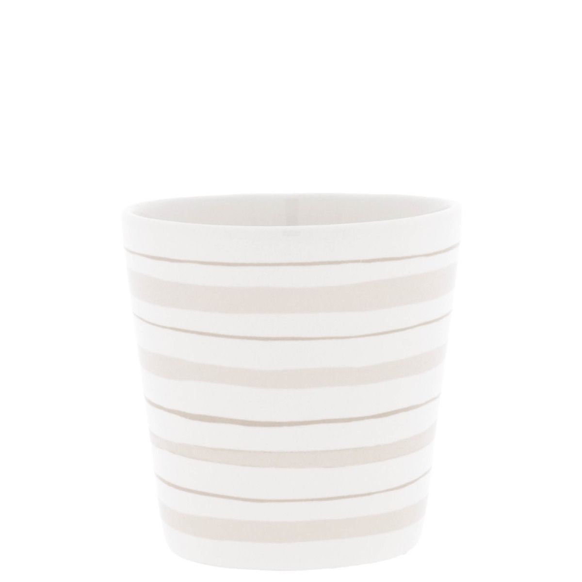 BASTION COLLECTIONS Becher Watercolor Natural Stripes