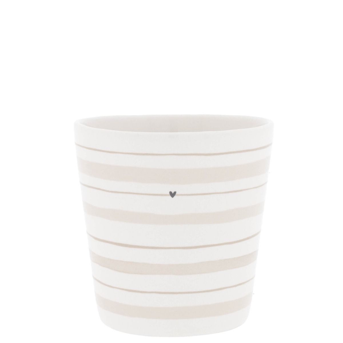 BASTION COLLECTIONS Becher Watercolor Natural Stripes