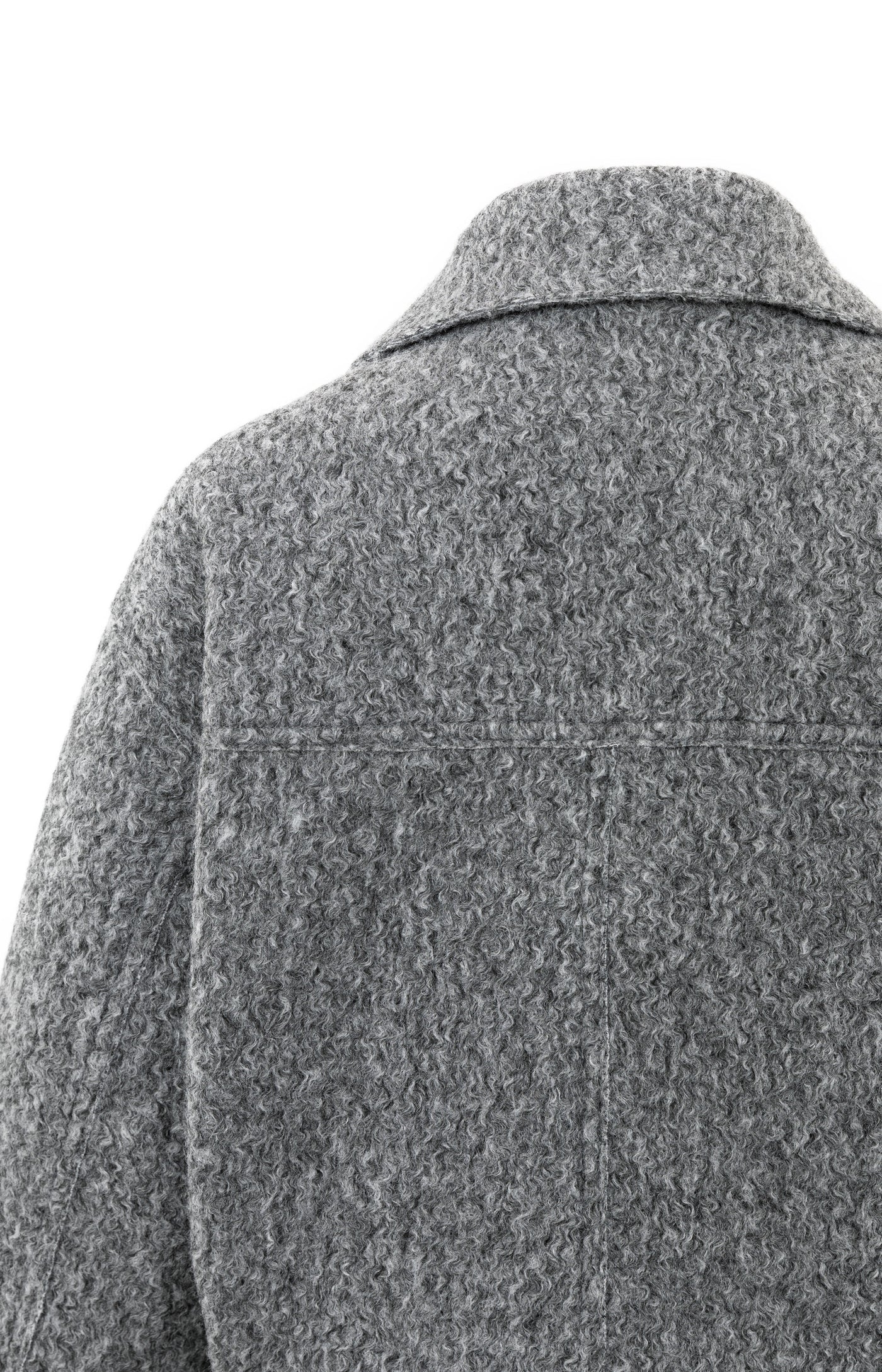YAYA Bouclejacke Black Oyster Melange