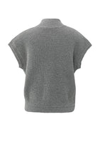 Lade das Bild in den Galerie-Viewer, YAYA Ärmelloser Cardigan Taupe
