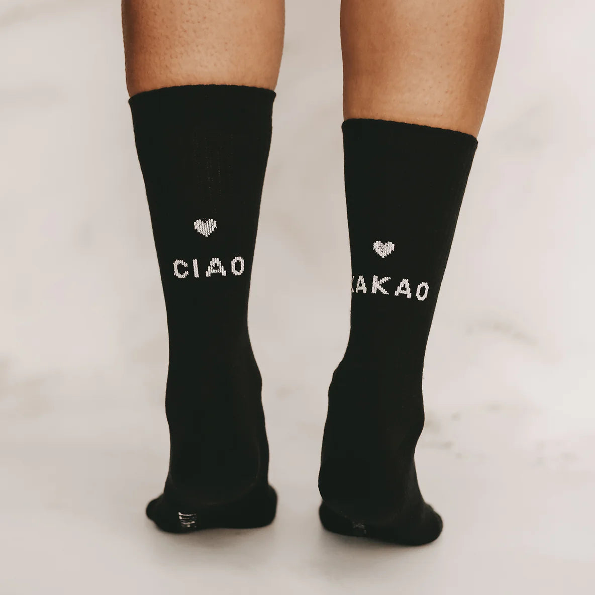 EULENSCHNITT Socken Ciao Kakao
