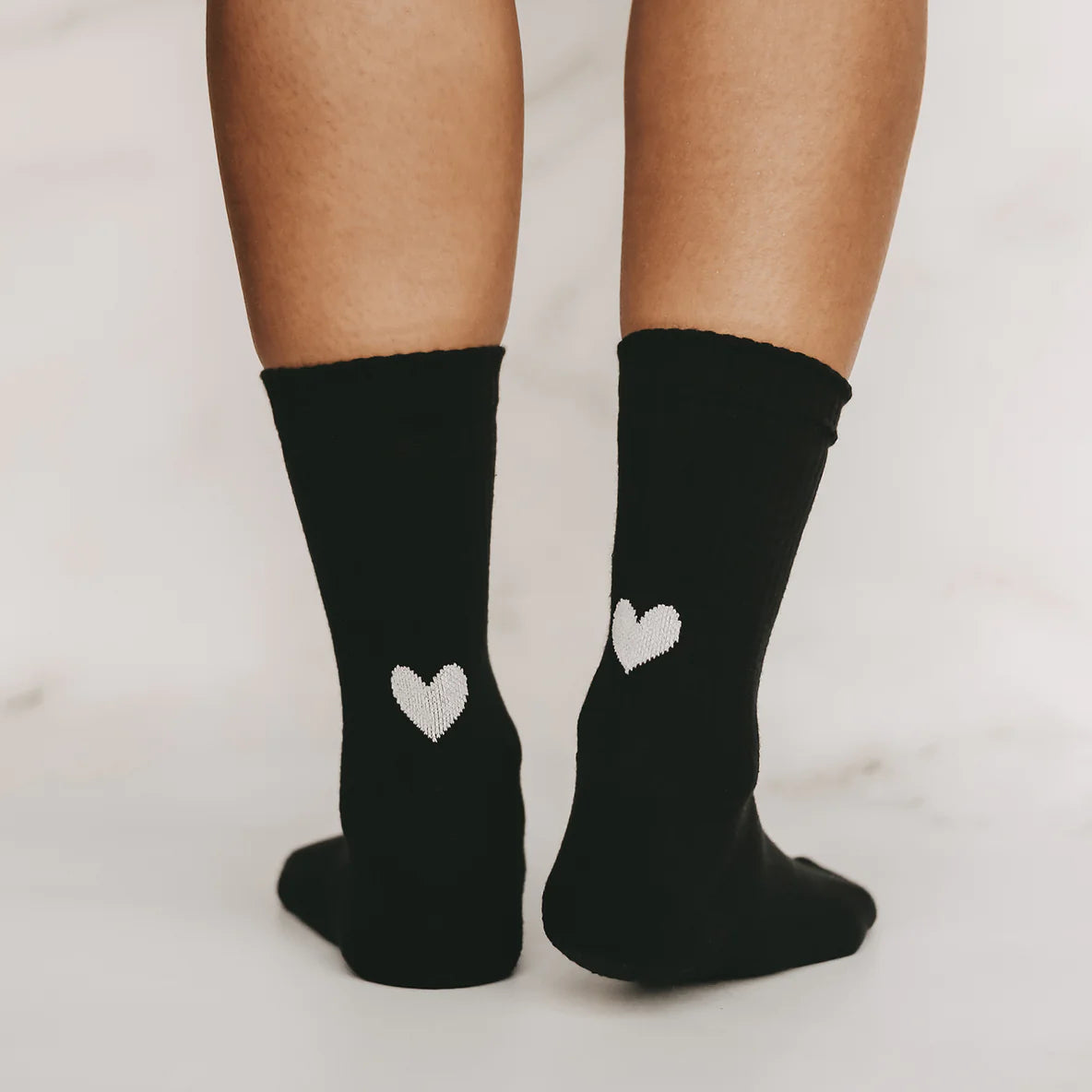 EULENSCHNITT Socken Herz