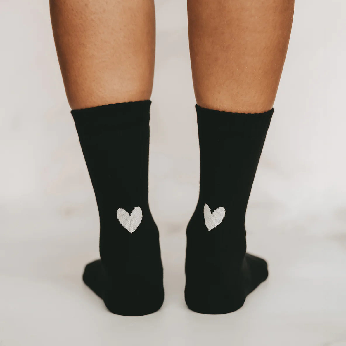 EULENSCHNITT Socken Herz