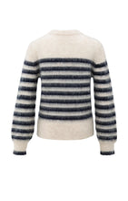 Lade das Bild in den Galerie-Viewer, YAYA Gestreifter Pullover Blue Dessin
