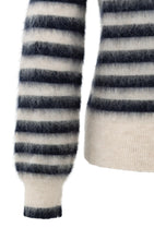 Lade das Bild in den Galerie-Viewer, YAYA Gestreifter Pullover Blue Dessin
