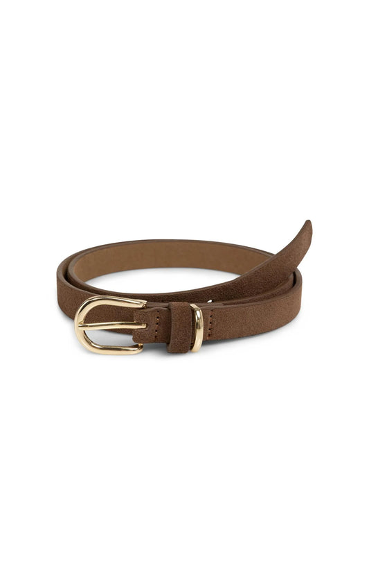 YAYA Velourledergürtel Delicioso Brown
