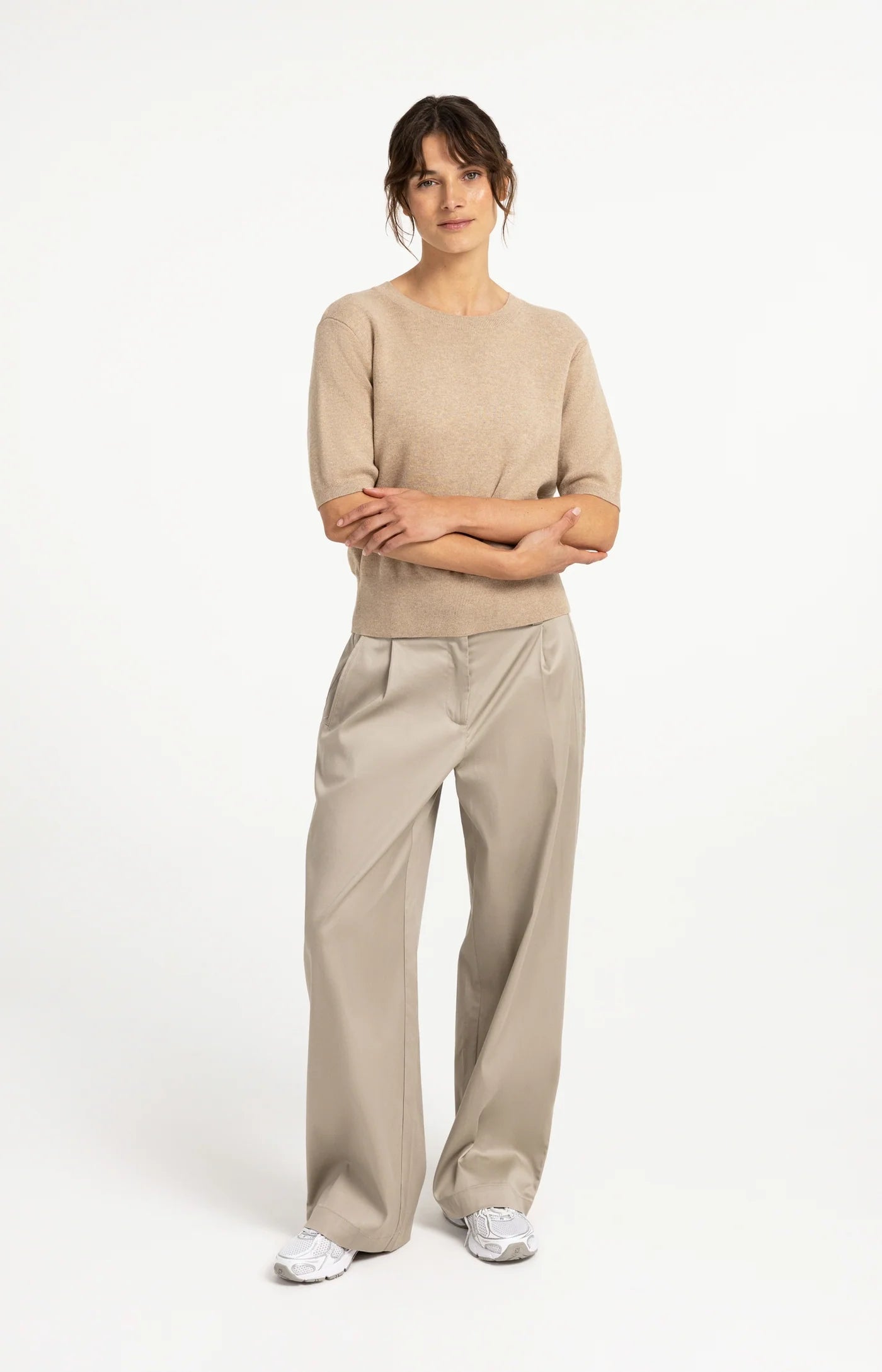 YAYA Sweater - Beige Melange