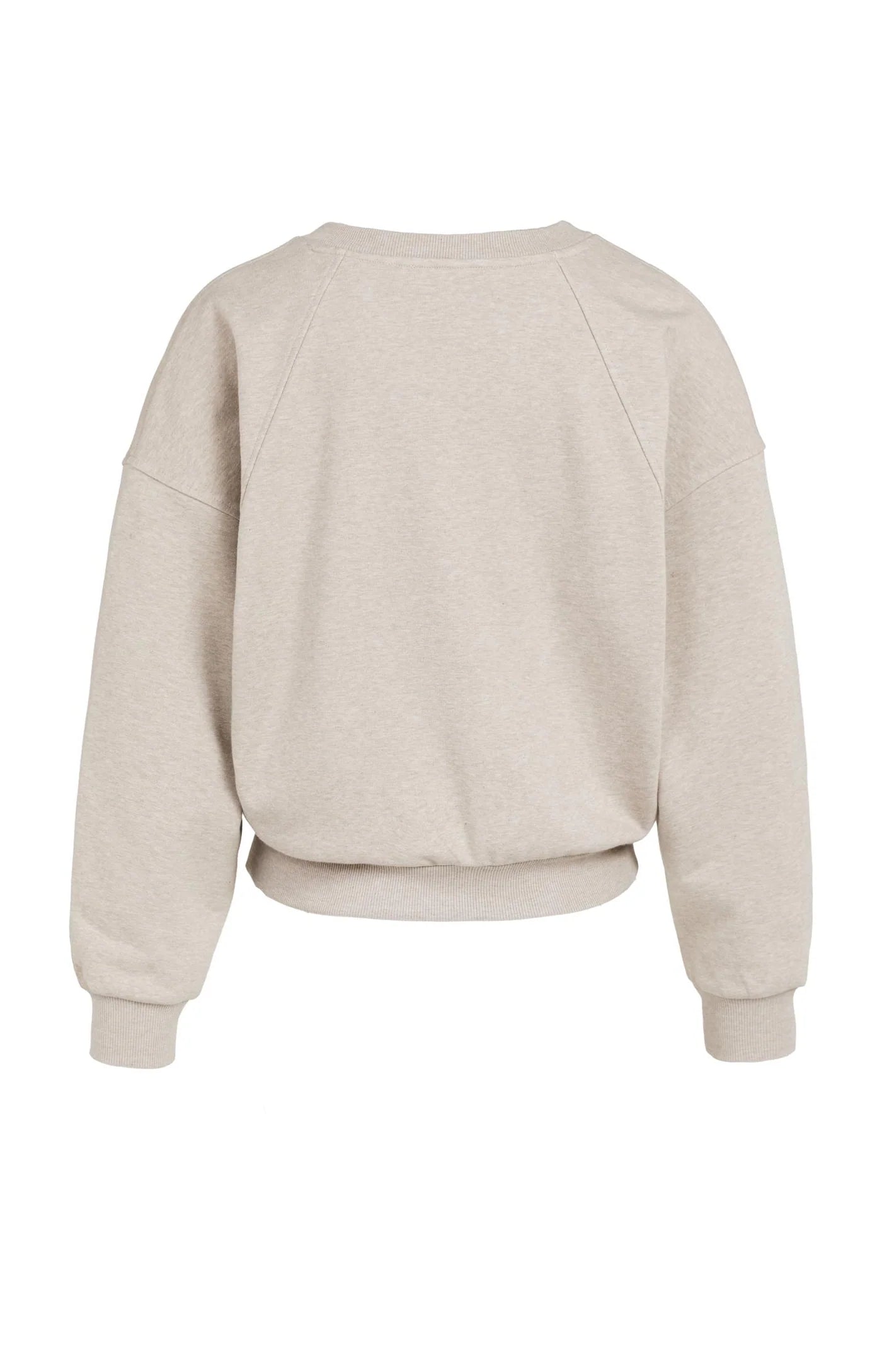 YAYA Sweatshirt mit V-Neck - Cashmere Grey Melange