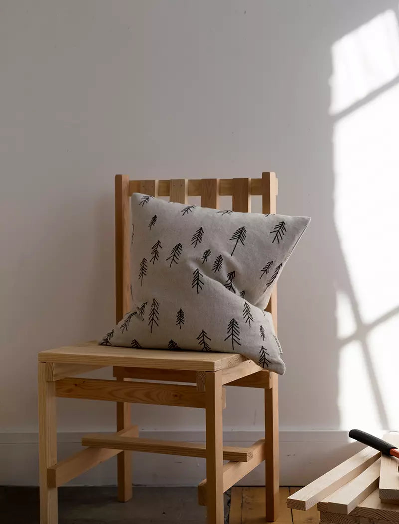 FINE LITTLE DAY Kissenbezug Tall mit Tannenmotiv Natur
