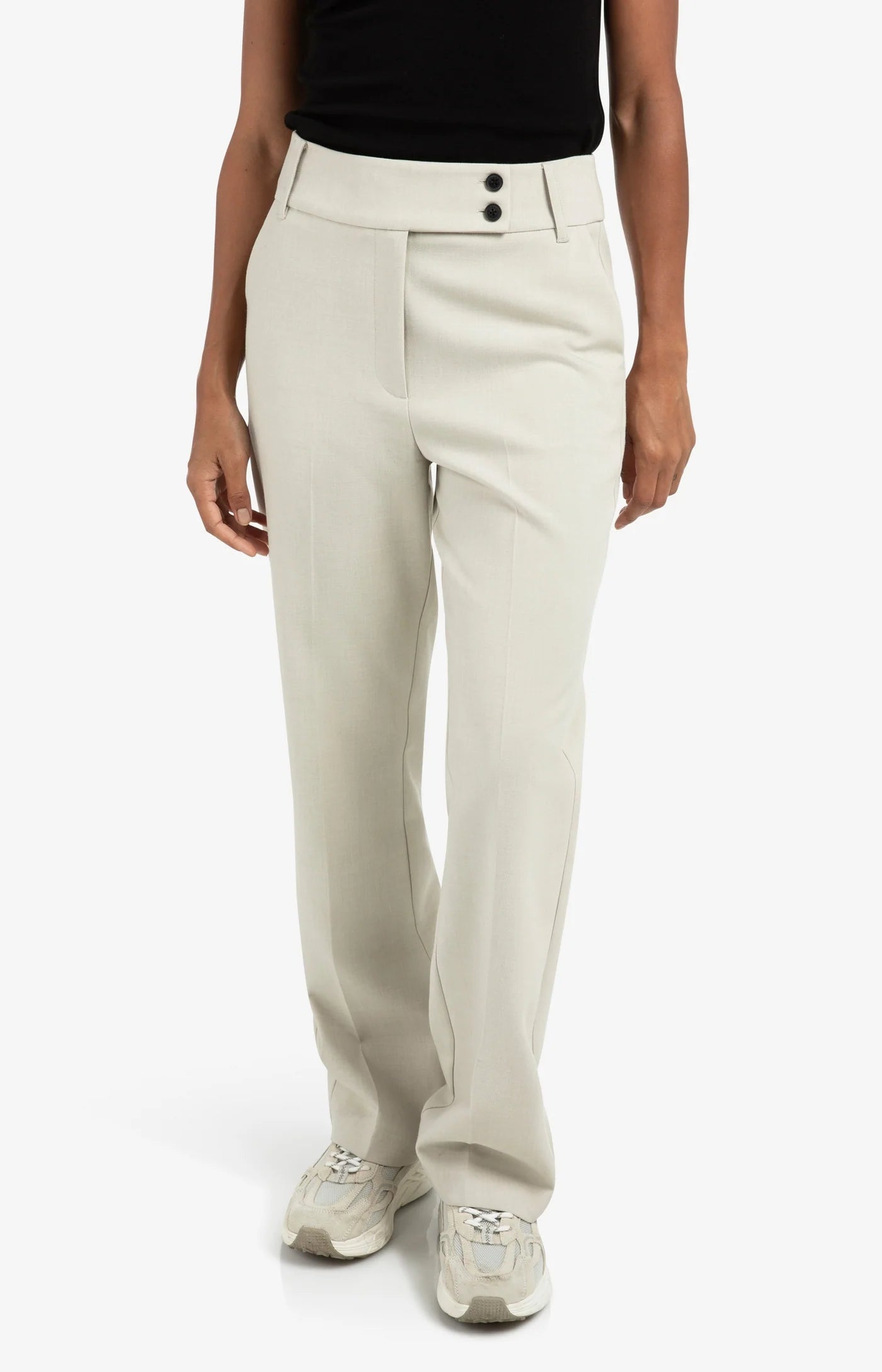 YAYA Hose mit geradem Bein und stylischem Bund