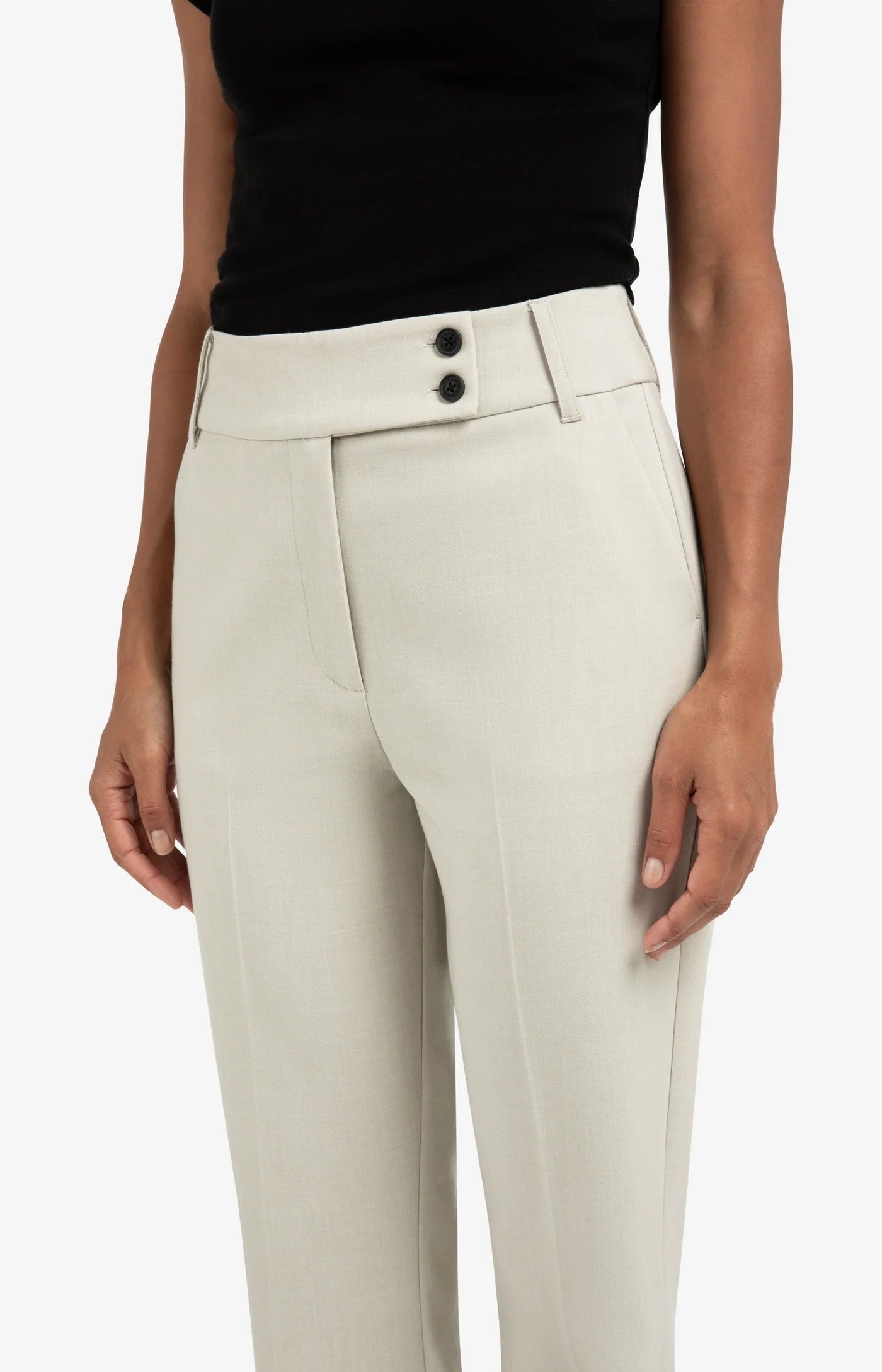 YAYA Hose mit geradem Bein und stylischem Bund
