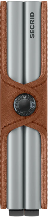 SECRID Twinwallet Cognac Silber