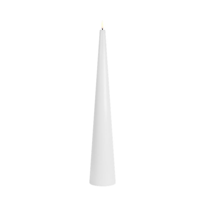 UYUNI Kegelkerze XL Nordic White