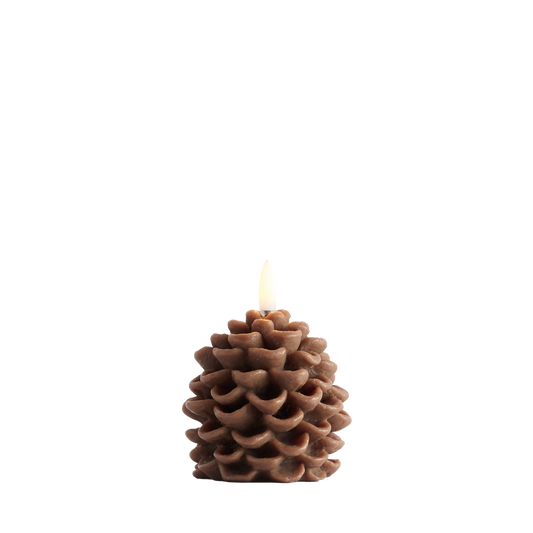 UYUNI LED Candle Pine Cone Smooth