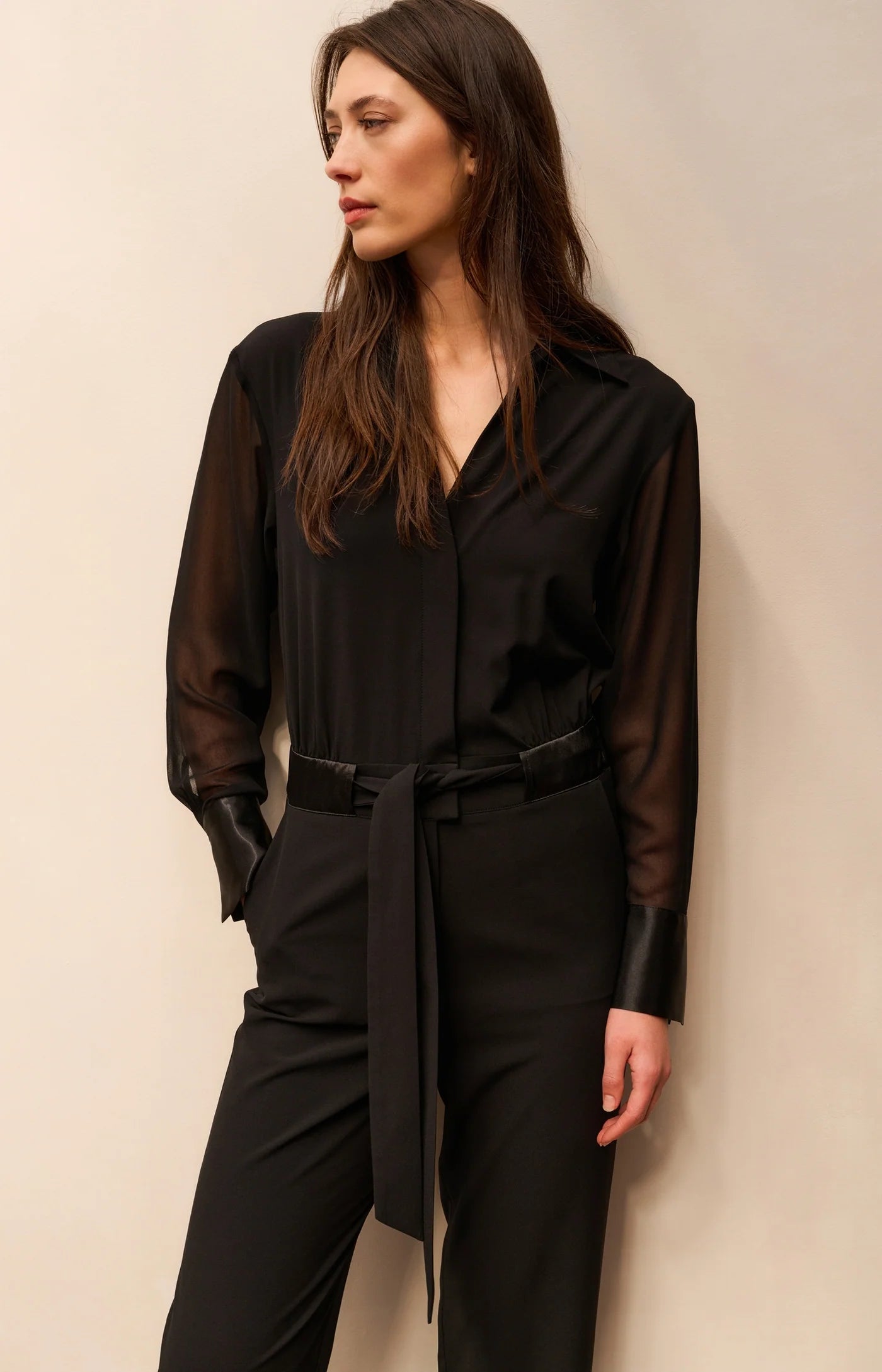 YAYA Hose Jumpsuit Black