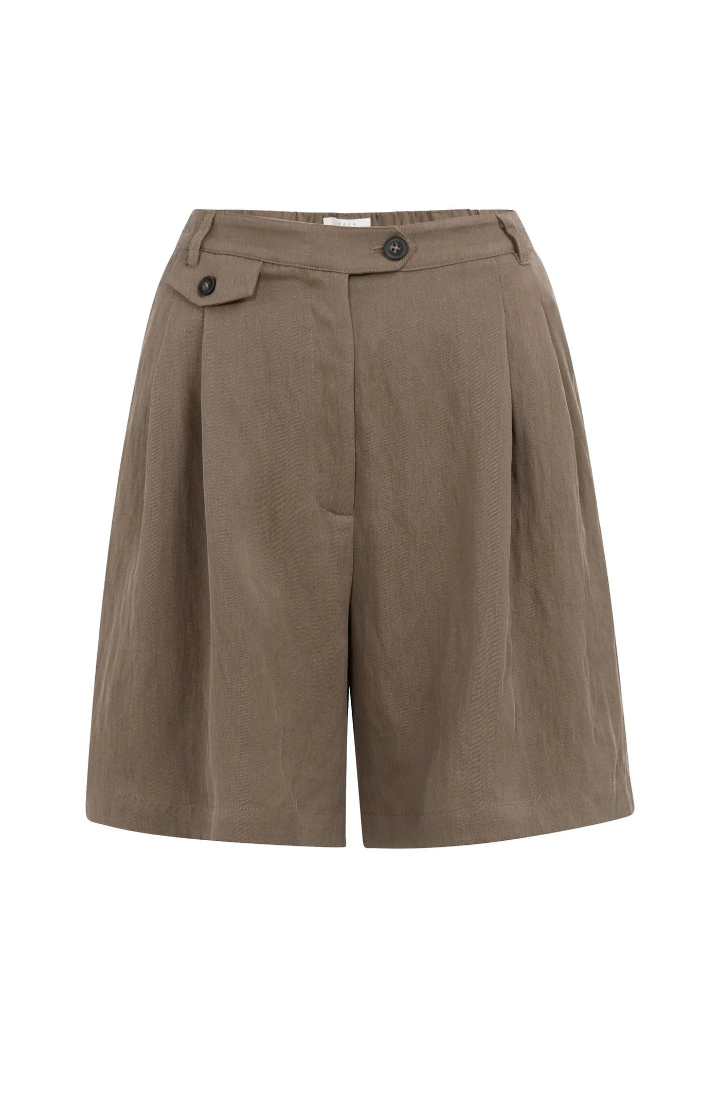 YAYA Bermudashorts - Washed Brown