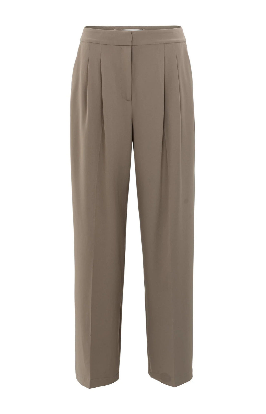 YAYA Gewebte Hose mit weitem Bein und Bundfalten