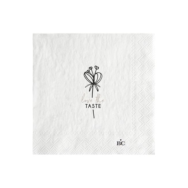 BASTION COLLECTIONS Papierservietten Love the Taste