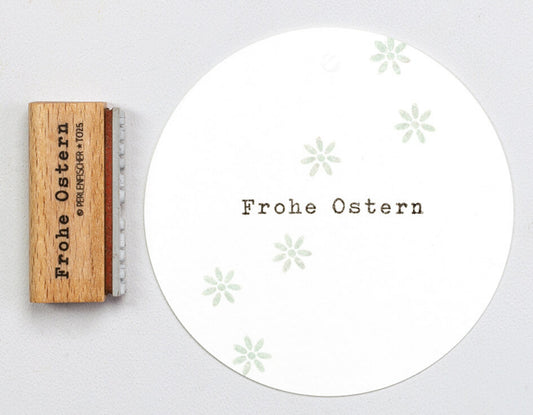 PERLENFISCHER Stempel T025 Frohe Ostern 2