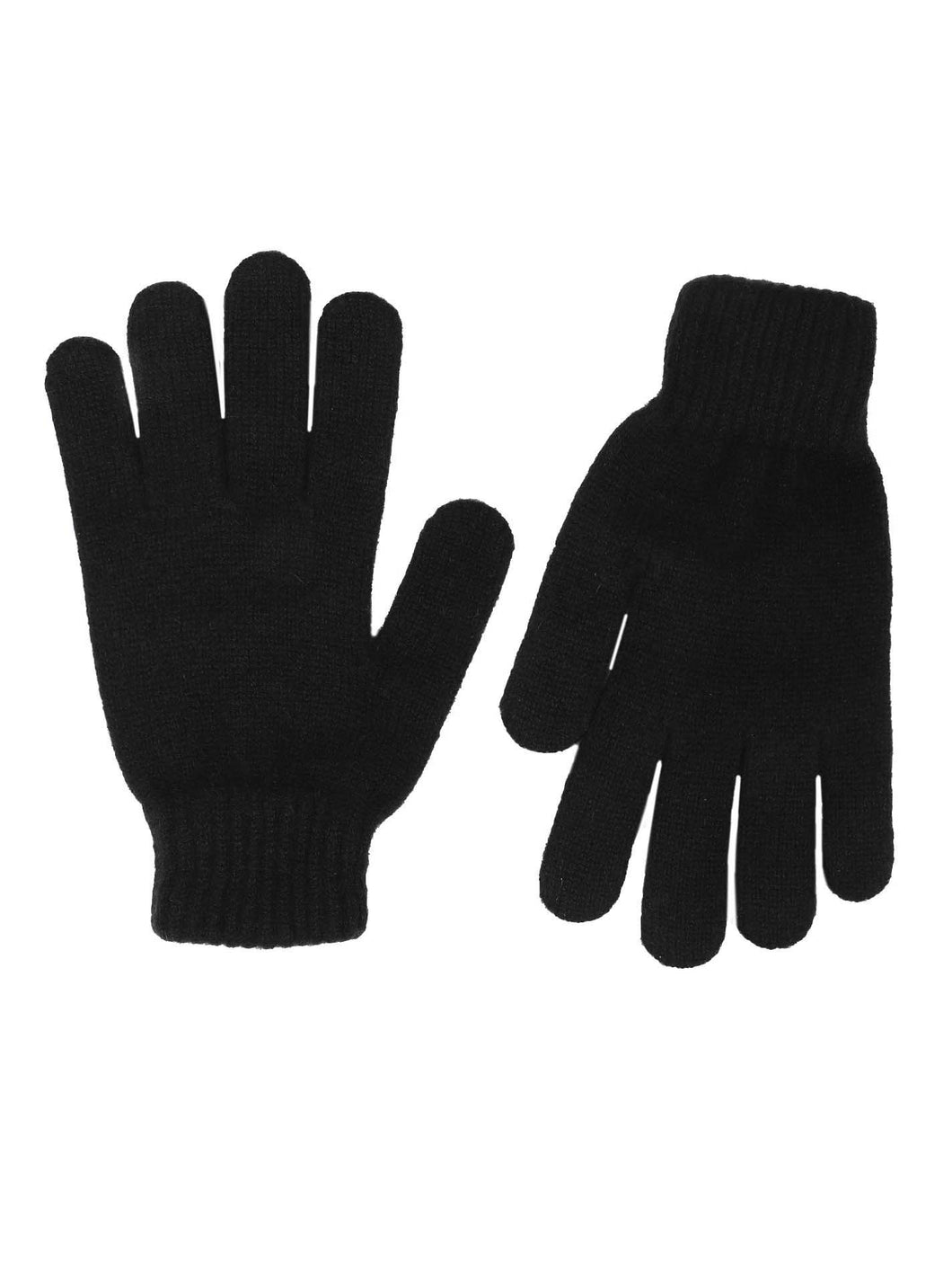 ZWILLINGSHERZ  Handschuhe aus Kaschmir schwarz