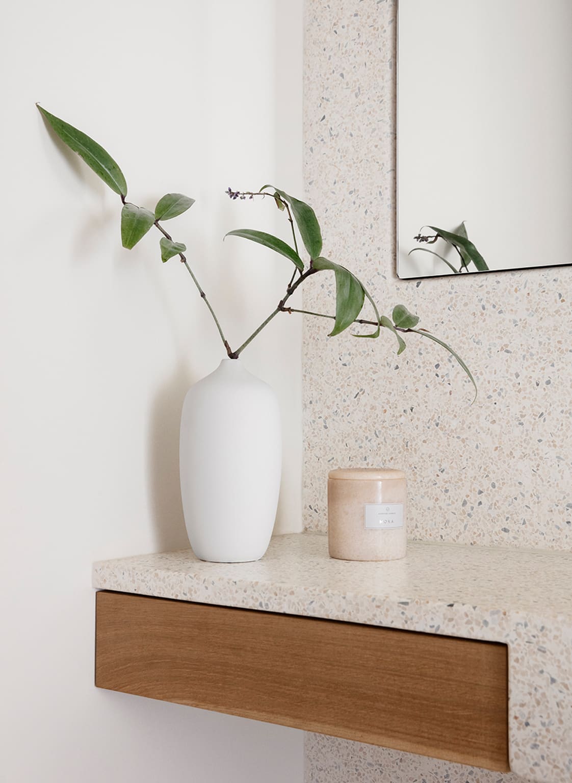 BLOMUS Vase Ceola Weiß
