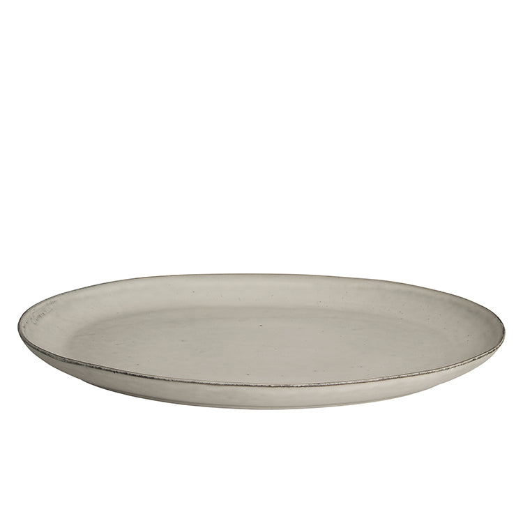 BROSTE COPENHAGEN Nordic Sand Platte oval