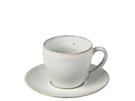 BROSTE Copenhagen Nordic Sand Tasse mit Untertasse