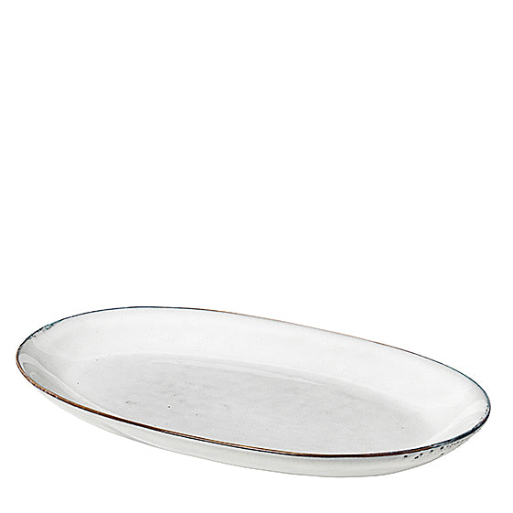 BROSTE COPENHAGEN Nordic Sand Platte Oval groß