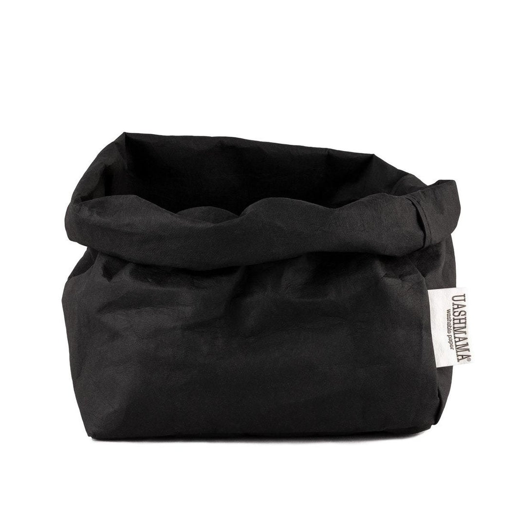 UASHMAMA Paperbag Basic schwarz in 5 Größen