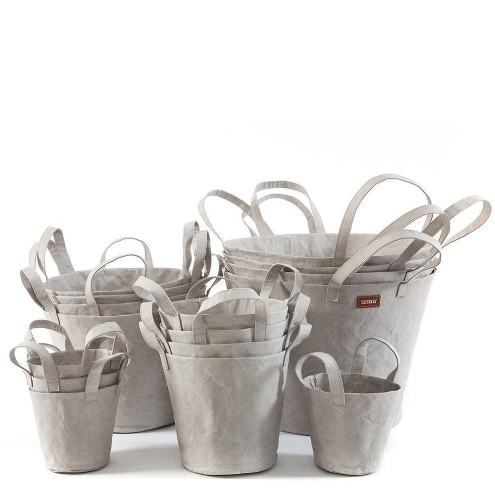 UASHMAMA Paniere Henkelkorb Grey