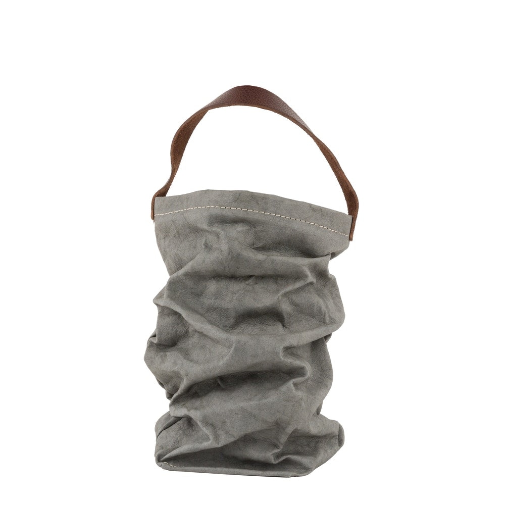 UASHMAMA Wine Bag mit Lederhenkel
