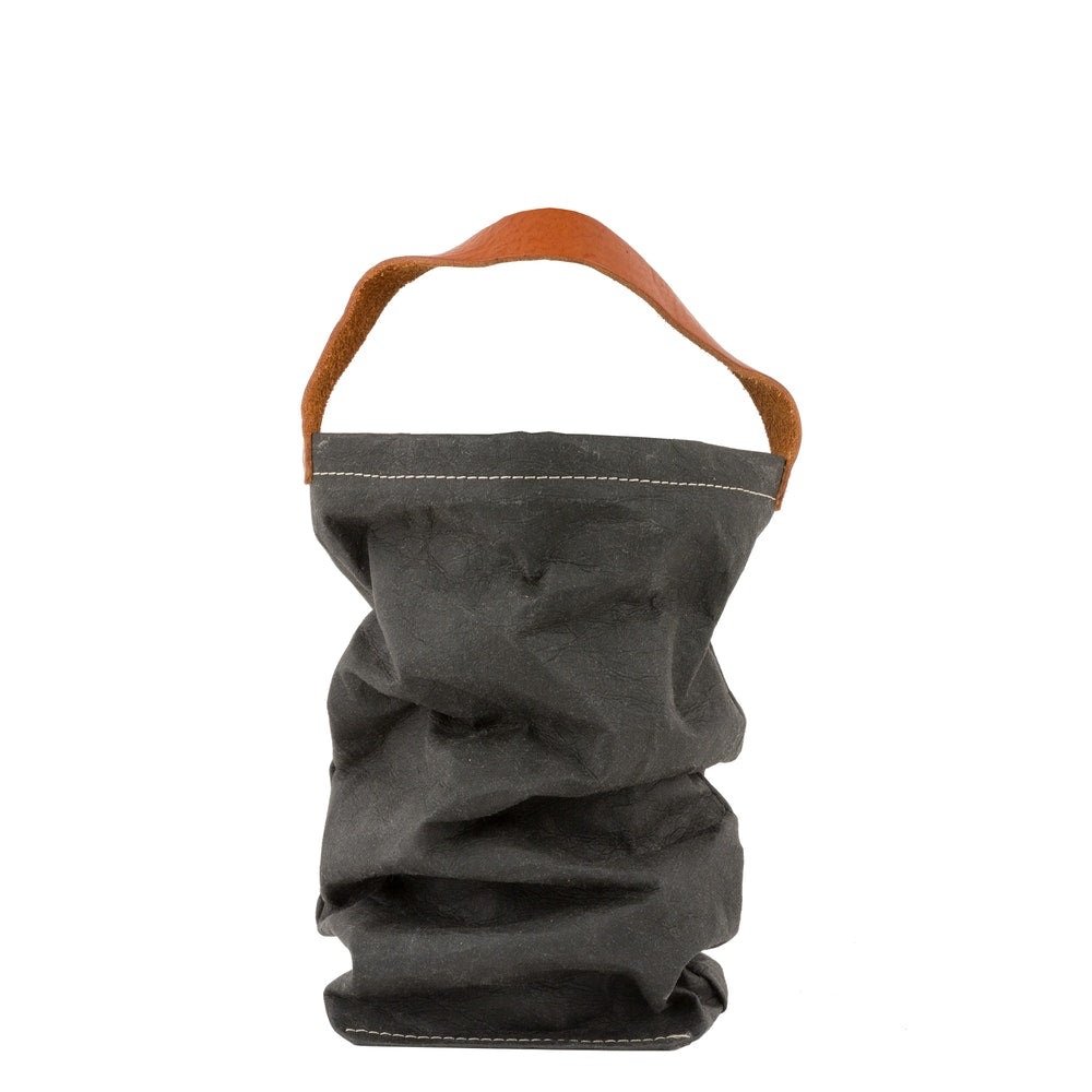 UASHMAMA Wine Bag mit Lederhenkel