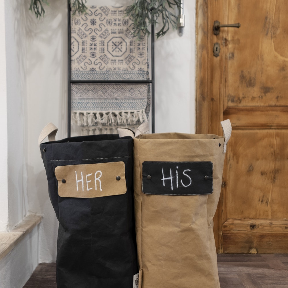 UASHMAMA Laundry Bag Black