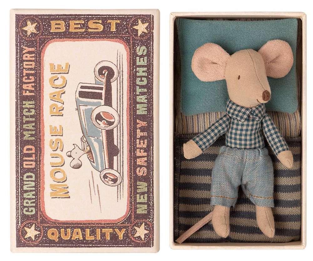 MAILEG Little Brother Maus in Matchbox